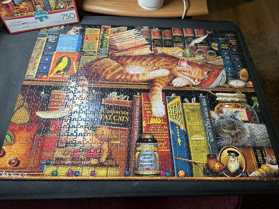 Cat Tales Buffalo Jigsaw Cats Of Charles Wysocki Puzzle & Poster 750 Pieces - Image 3 of 4