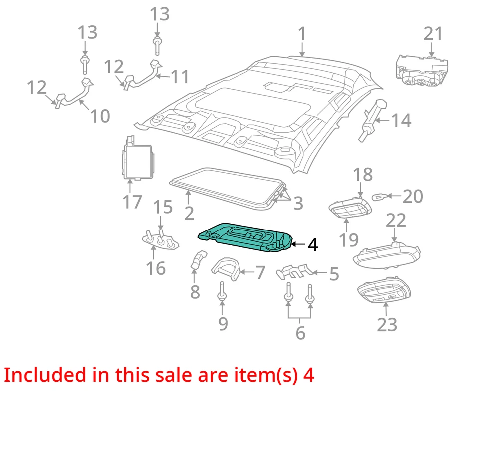 2010-2017 Jeep Compass Driver Sun Visor Mirror Left Sunvisor Grey ART4V - Image 3 of 4