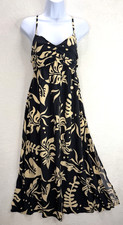 GAP Women's Leaf Print Rayon Maxi Dress Size XS NWT