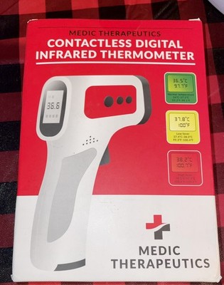 Medic Therapeutics Contactless Digital Infrared Thermometer Brand NEW!  