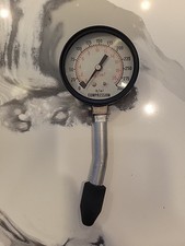 Dixson Vintage Engine Compression Tester Gauge 300 Psi With Manual