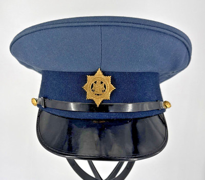 Südafrikanische Polizei Schirmmütze Kappe - Vintage veraltet Suid Afrikaanse Memorabilia