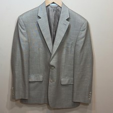 LAUREN Ralph Lauren Blazer Mens 38S S To M Beige Linen Blend Sport Coat Jacket