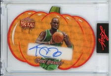 2025 Leaf Halloween Kevin Garnett Pumpkin Super Prismatic Gold Autograph - 1/1
