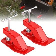 2026 New Upgraded Tractor Bucket Protector Red ,4.5 Wide Skid Edge Protector...