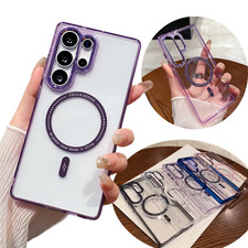 For Samsung Galaxy S25 Plus S24 S23 S22 Ultra Shockproof Case Mag Safe Cover