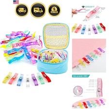 Large Sewing Clips Fabric Clips 50PCS Jumbo Quilt Clips for Quilting Assorted...