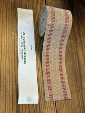 Red Jute Furniture Webbing 6 Yard Roll 3 1/2" Wide