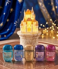 Bath & Body Works Disney Castle Pocketbac Holder W/ Complete Set Of Sanitizers 