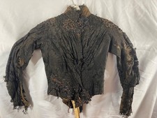 Authentic Victorian lace corset with boning