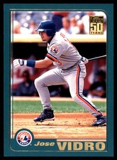 Jose Vidro 2001 Topps #254 Montreal Expos MLB READ FREE SHIPPING AutographDen
