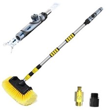 12FT Car Wash Brush with Long Handle, Telescopic Car Wash Brush with Soap