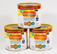 3 Enfamil NUTRAMIGEN 19.8oz BIG Enflora Prebiotic LGG Powder Formula 02/2027