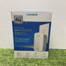 Linksys WiFi Extender Dual-Band Booster RE7000 Max Stream AC1900 up to 1.9Gbps