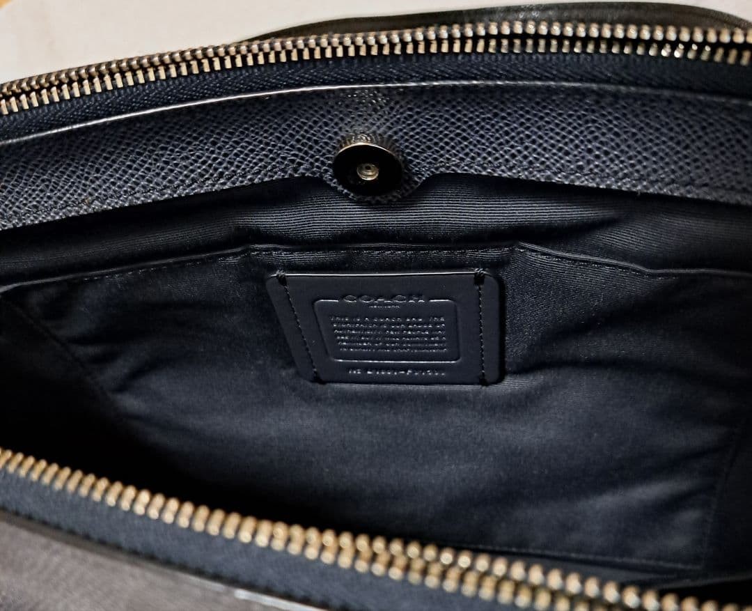 COACH handbag patchwork diamond pattern 30a - image 10