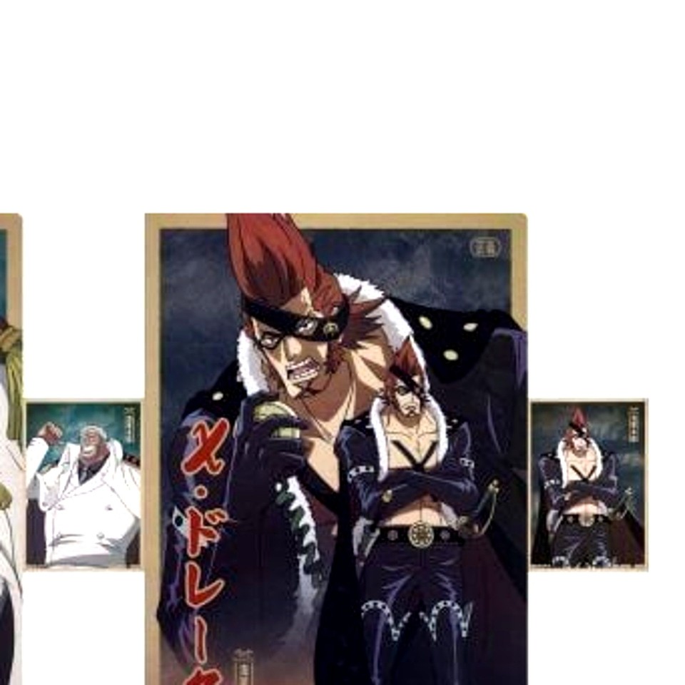 Sticker For File Check Set 11 G Prize Clear File Sticker Ichiban Kuji OP Absolute Justice ...