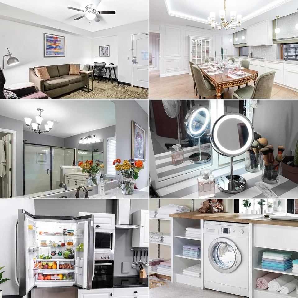 E12 LED Bulb 5W Equivalent to 40W C7 Replacement Bulbs Daylight White 2-pack  - Image 4 of 4