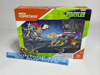 Mega Bloks Teenage Mutant Ninja Turtles Shredder Showdown w Leo New Sealed Box