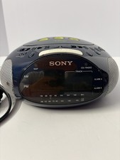 VTG Sony Dream Machine ICF-CD831 PSYC FM/AM Alarm Clock Radio/CD Player Broken