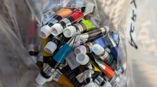 Masters Touch Acrylic Paints Lot Of 35 Paint Artist Craft Supplies Handful Used