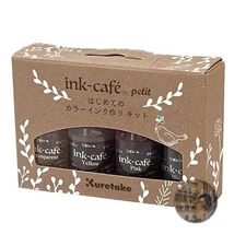 Kuretake Ink Cafe Color Ink Making Kit 4 Colors 8ml New Japanese Craft Set