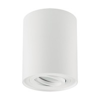 Deckenleuchte Deckenspot Weiß Ø 9,4 Cm H: 12,5 Cm Klein Schwenkbar GU10 Metall