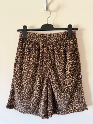 Stussy Pile Leopard Shorts - Size Small - NEW | eBay