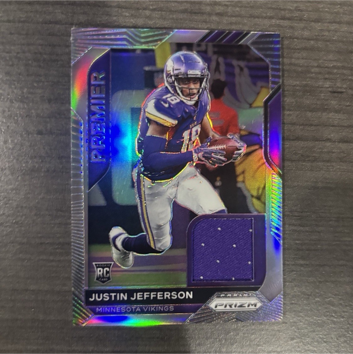 Panini Prizm Justin Jefferson Rookie Premier Jerseys #10 Minnesota Vikings 2020