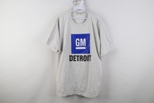Vintage 90s Mens XL Spell Out GM General Motors Detroit Short Sleeve T-Shirt