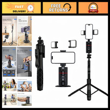 Smart Auto Face Tracking Tripod with Remote Control, 360  Rotation Phone Holder