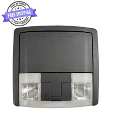 2011-2015 Ford Explorer Overhead Console Storage Dome Light Black Oem