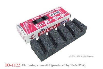 Kanetsune Seki Japan IO-1122 Knife Whetstone Flattening Stone #60 by NANIWA