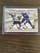 2024-25 Upper Deck Credentials - Frozen Fight Auston Matthews, Connor Bedard...