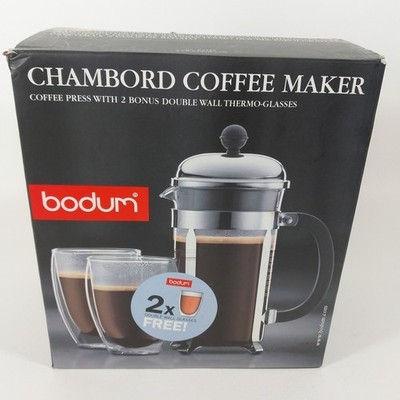 Bodum 3 Piece French Press Set Chambord 8 Cup French Press Coffee Maker