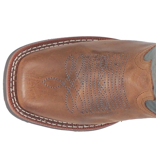 Laredo Early Star Patriotic Square Toe Cowboy Womens Brown Casual Boots 5897 - Picture 4 of 5