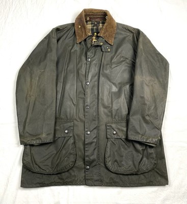 Vintage Barbour A200 Border C44/112cm, XL, Wachsjacke