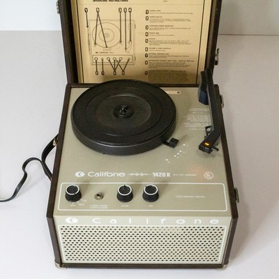 Califone 1420K 1400 Series Record Player Portable Vinyl Turntable