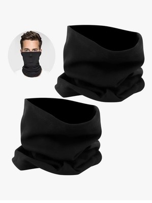 2 Stück Unisex Herren Damen Nackenwärmer, Miltiuso Motorrad Nackenschutz, Ski usw.
