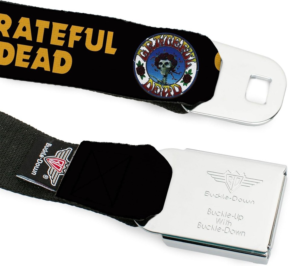 `Grateful Dead Text With Steal Your Face Logo Full Color Black - 1 ...