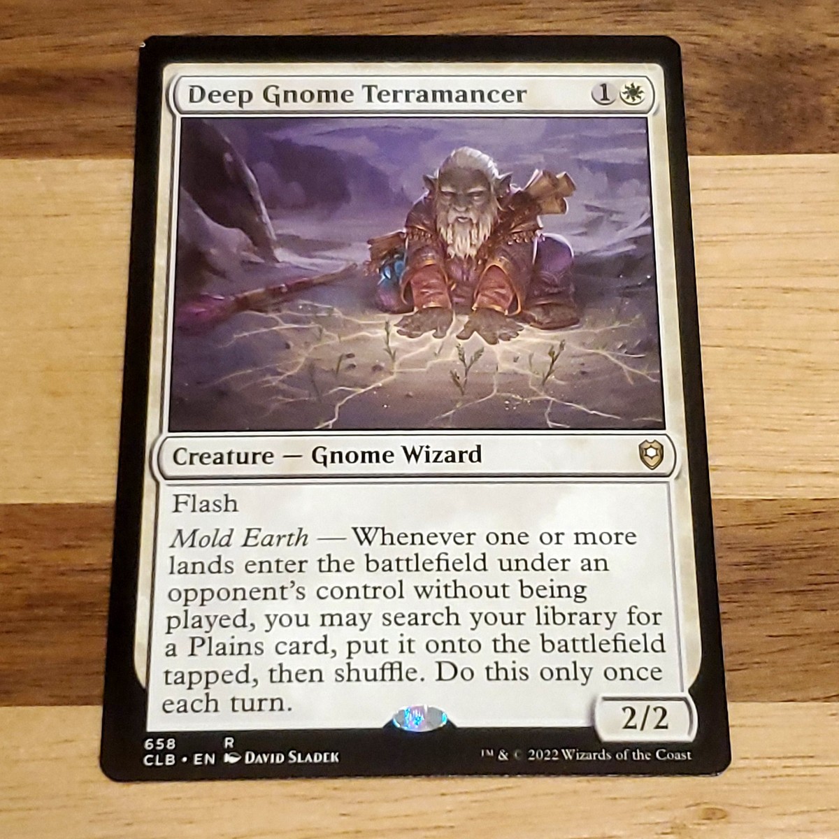 1x Deep Gnome Terramancer, CLBG, Magic MTG Off Center Misprint | eBay