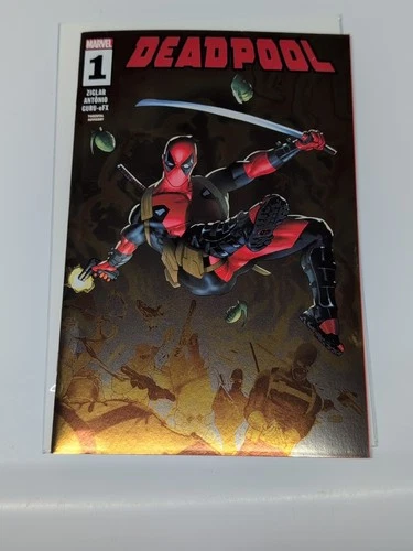 Deadpool Issue #1 Taurin Clarke 2024 NYCC Marvel/Whatnot Trading Pack Gold Foil