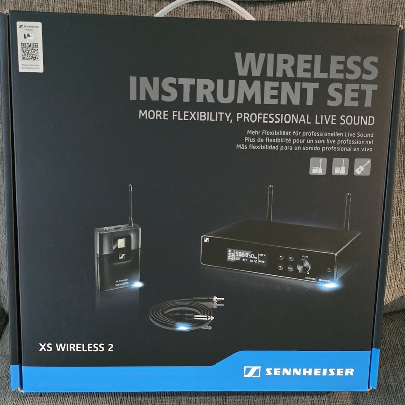 Sennheiser XS Wireless 2 Wireless Instrument System Receiver & Bodypack Black