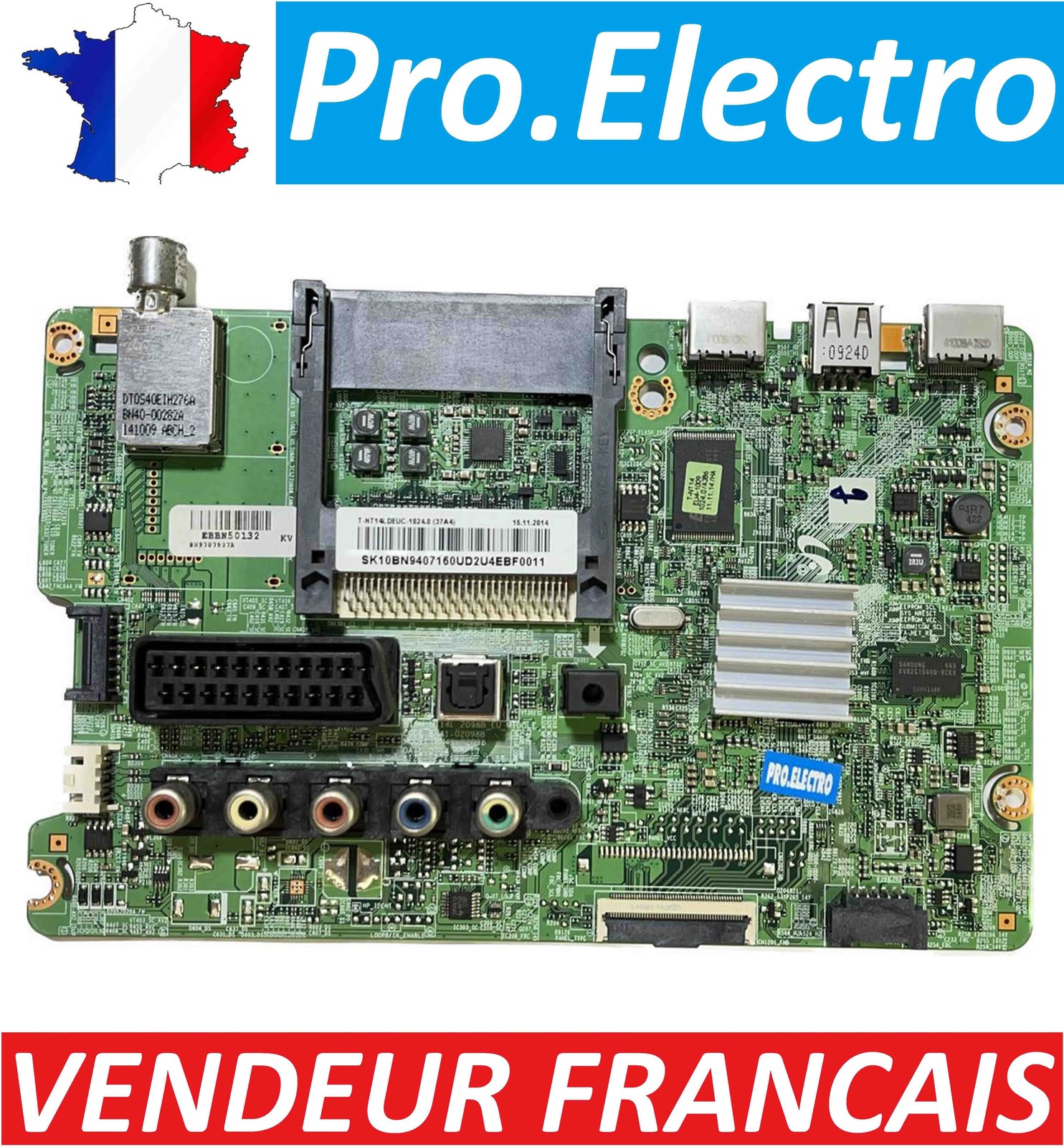 Réparation TV Samsung UE32J5100 carte mère
