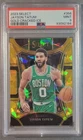 2023-24 Panini Select Jayson Tatum #356 Gold Cracked Ice Prizm PSA 9 /10 Mezzan…