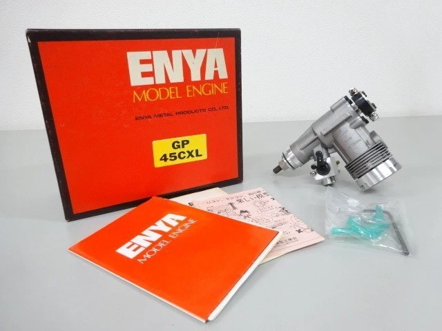 Enya GP45CXL 7,48cc 2 Zyklus Glühmotor für RC Flugzeug mit Pumpe Neu Kostenloser Versand