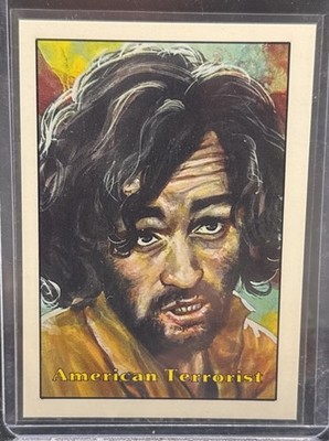 1987 Piedmont Candy Co Terrorists Attack #10 Charles Manson No Name Maddox RC