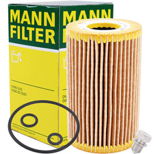 MANN ÖLFILTER HU7008Z mit ÖLABLASSSCHRAUBE ÖLWECHSEL für AUDI VW SEAT SKODA