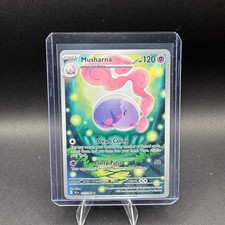 Musharna Pokemon Black Bolt 117/086 Illustration Rare Full Art Holo SV NM