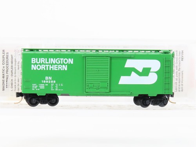 #ad N Micro Trains MTL 20306 2 BN Burlington Northern 40#x27; Standard Boxcar #189288 $34.95
