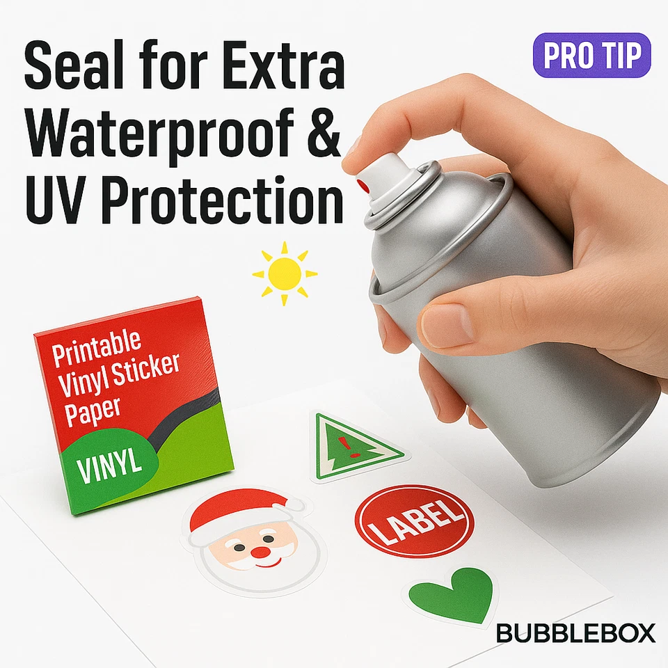 1000 Matte 8.5"x11" Printable Vinyl Sticker Paper for Inkjet Laser Waterproof - Image 4 of 4